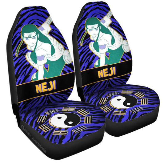 Hyuuga Neji Car Seat Covers Custom - Gearcarcover - 1