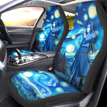 Hyuuga Neji Car Seat Covers Custom Starry Night Styles - Gearcarcover - 1