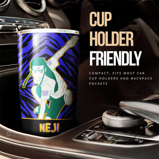 Hyuuga Neji Stainless Steel Tumbler Cup Custom - Gearcarcover - 2