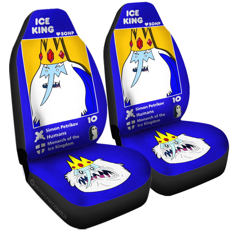 Ice King Car Seat Covers Custom Adventure Time Car Accessories - Gearcarcover - 3