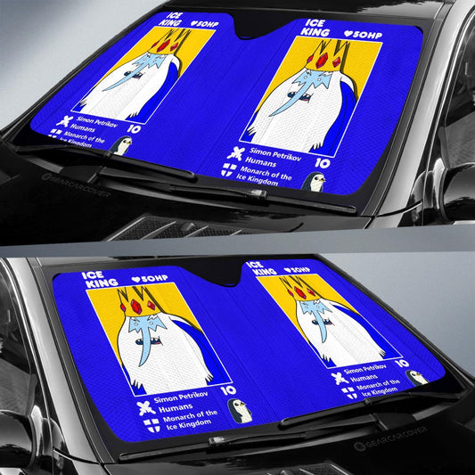 Ice King Car Sunshade Custom Adventure Time Car Accessories - Gearcarcover - 2