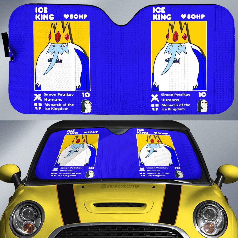 Ice King Car Sunshade Custom Adventure Time Car Accessories - Gearcarcover - 1