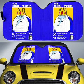 Ice King Car Sunshade Custom Adventure Time Car Accessories - Gearcarcover - 1