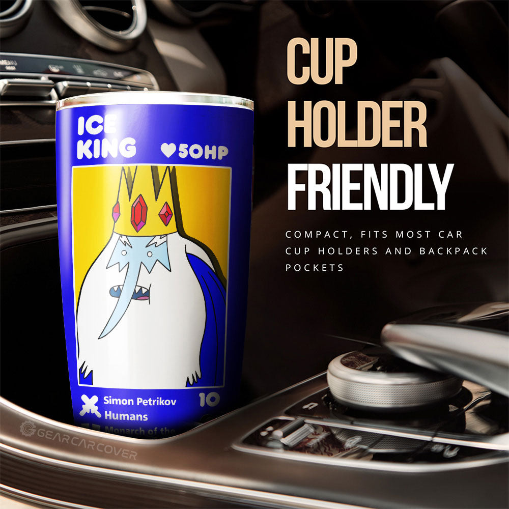 Ice King Tumbler Cup Custom Adventure Time Car Accessories - Gearcarcover - 3