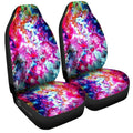 Ice Tie Dye Car Seat Covers Custom Hippie Car Accessories - Gearcarcover - 3