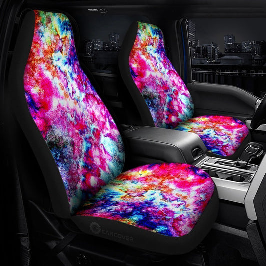 Ice Tie Dye Car Seat Covers Custom Hippie Car Accessories - Gearcarcover - 1
