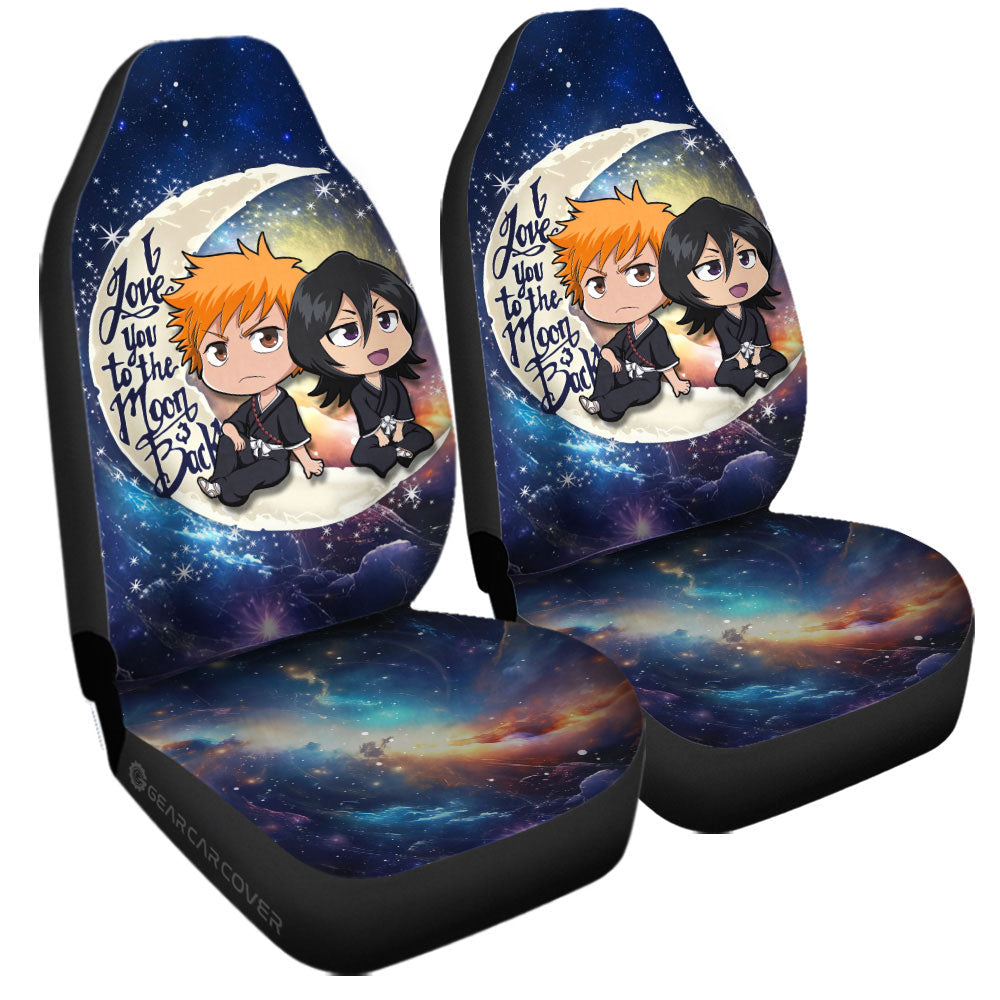 Ichigo And Rukia Car Seat Covers Custom Car Accessories - Gearcarcover - 3