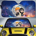 Ichigo And Rukia Car Sunshade Custom Car Accessories - Gearcarcover - 1