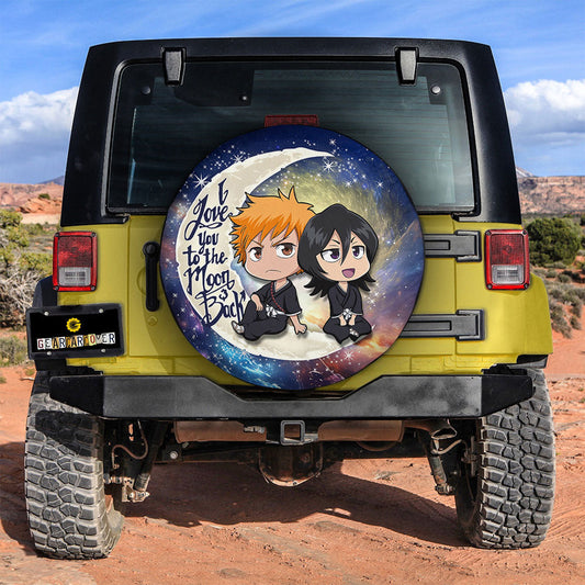 Ichigo And Rukia Spare Tire Covers Custom Car Accessories - Gearcarcover - 2