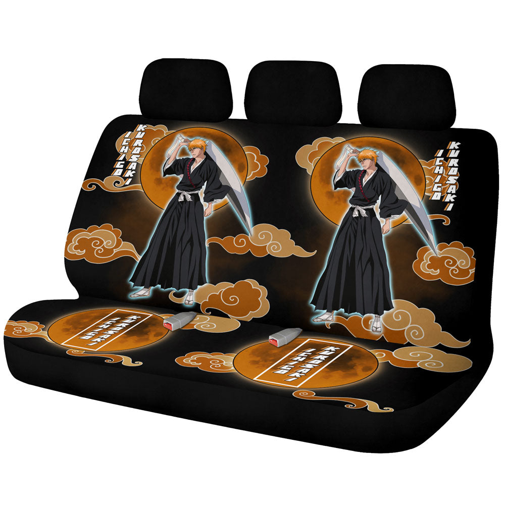 Ichigo Kurosaki Car Back Seat Covers Custom Bleach Car Accessories - Gearcarcover - 1