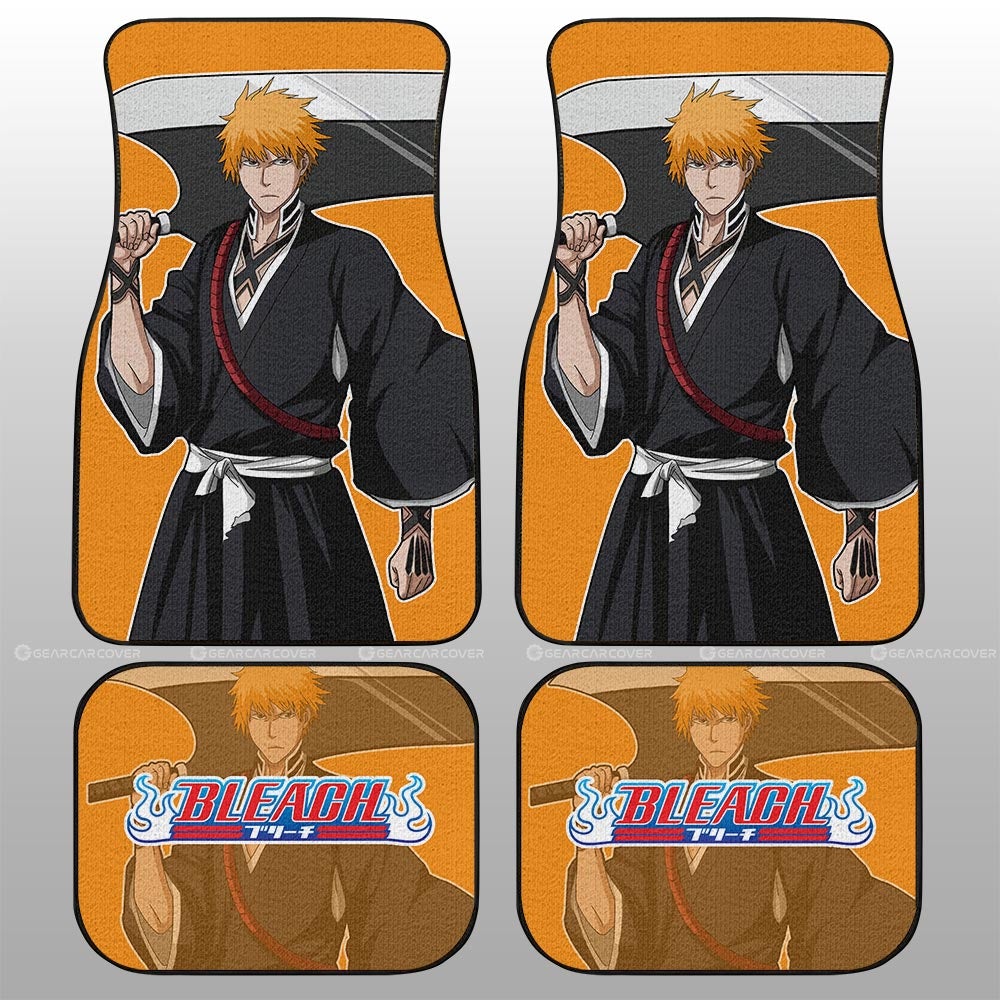 Ichigo Kurosaki Car Floor Mats Custom Bleach - Gearcarcover - 2