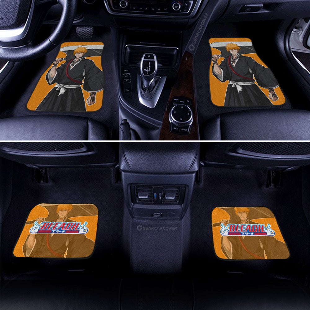 Ichigo Kurosaki Car Floor Mats Custom Bleach - Gearcarcover - 3