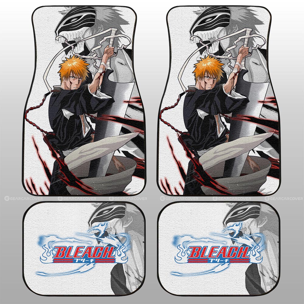 Ichigo Kurosaki Car Floor Mats Custom Bleach - Gearcarcover - 1