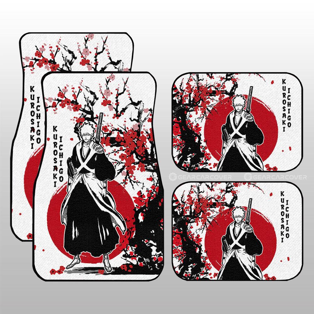 Ichigo Kurosaki Car Floor Mats Custom Japan Style Bleach Car Interior Accessories - Gearcarcover - 1