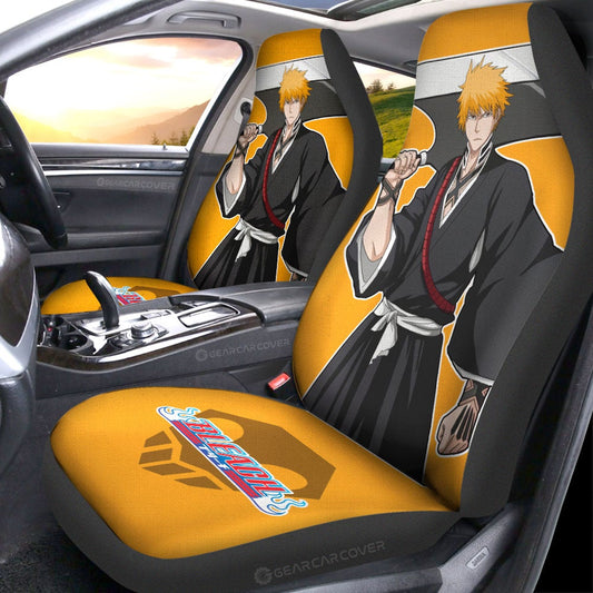 Ichigo Kurosaki Car Seat Covers Custom Bleach - Gearcarcover - 2