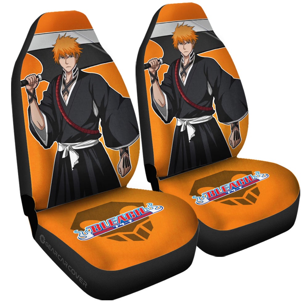 Ichigo Kurosaki Car Seat Covers Custom Bleach - Gearcarcover - 3