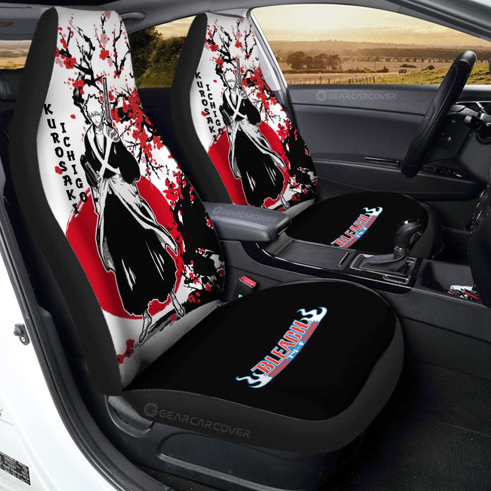 Ichigo Kurosaki Car Seat Covers Custom Japan Style Bleach Car Interior Accessories - Gearcarcover - 1