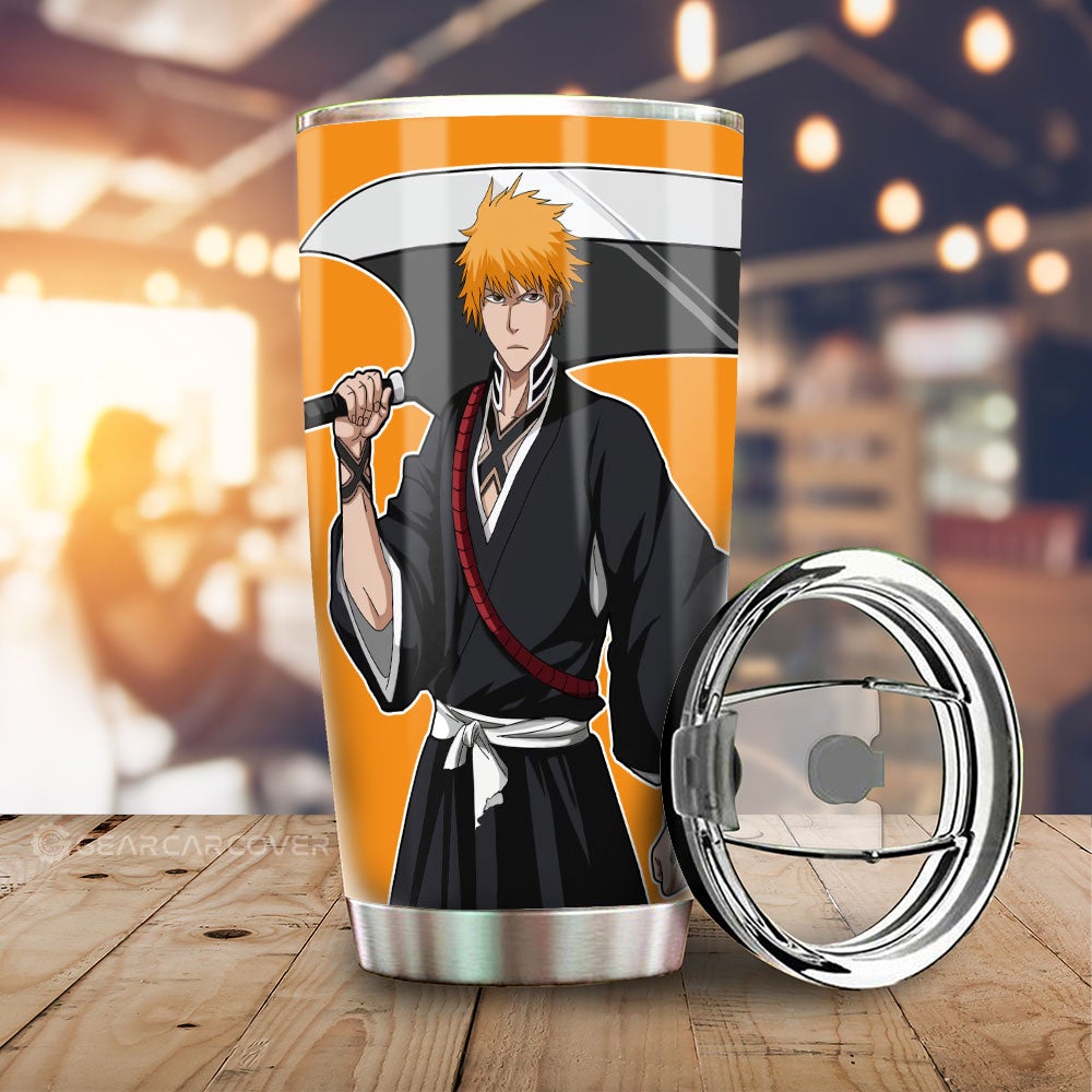 Ichigo Kurosaki Tumbler Cup Custom Bleach - Gearcarcover - 1