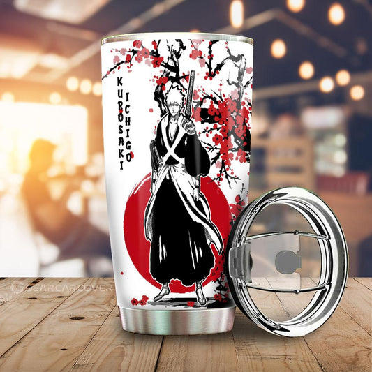 Ichigo Kurosaki Tumbler Cup Custom Japan Style Bleach Car Interior Accessories - Gearcarcover - 1