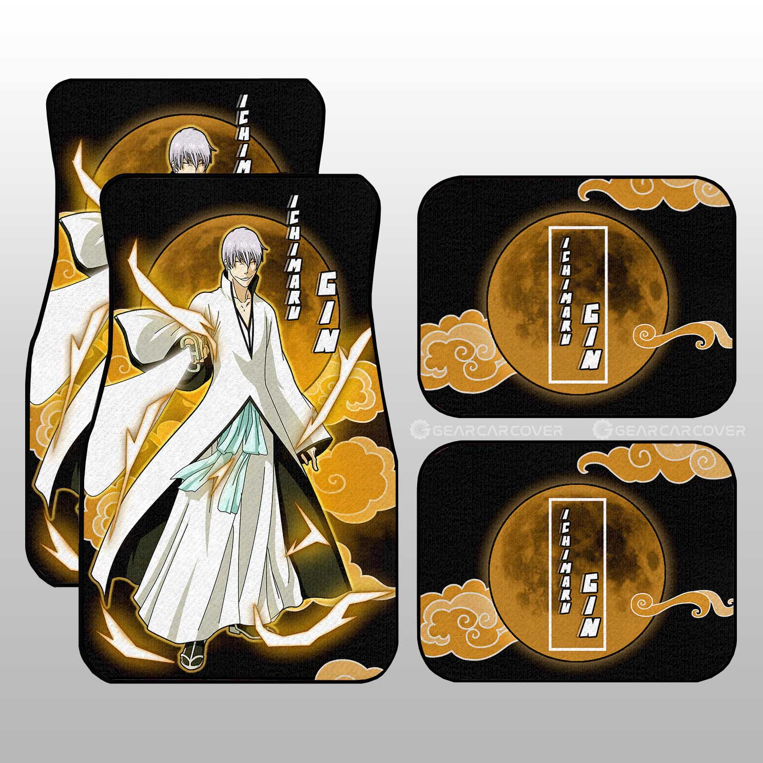 Ichimaru Gin Car Floor Mats Custom Bleach Car Accessories - Gearcarcover - 1