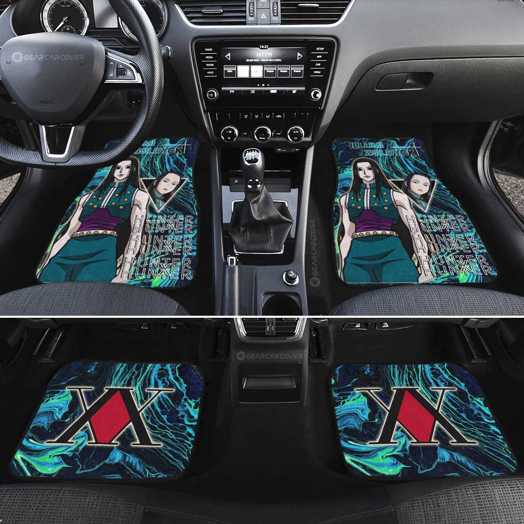 Illumi Zoldyck Car Floor Mats Custom Car Accessories - Gearcarcover - 2