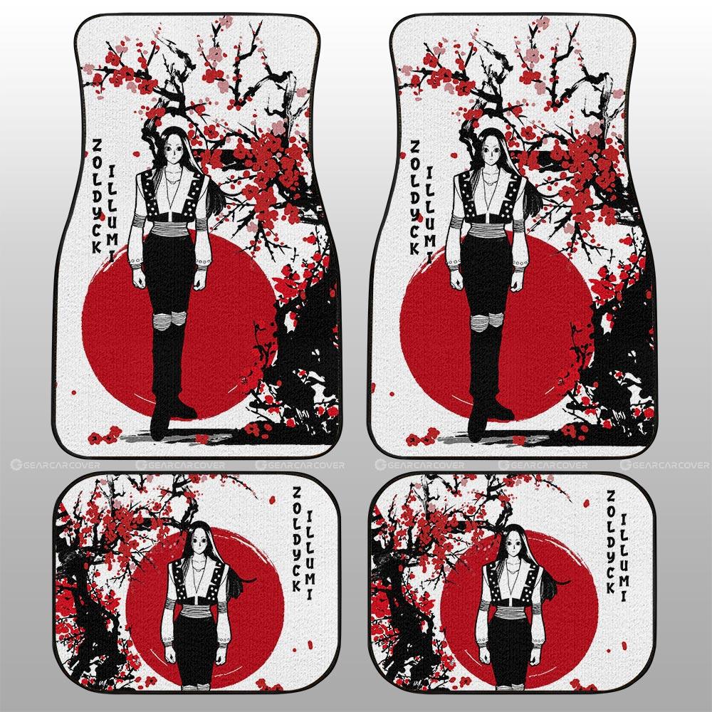 Illumi Zoldyck Car Floor Mats Custom Japan Style Car Accessories - Gearcarcover - 2