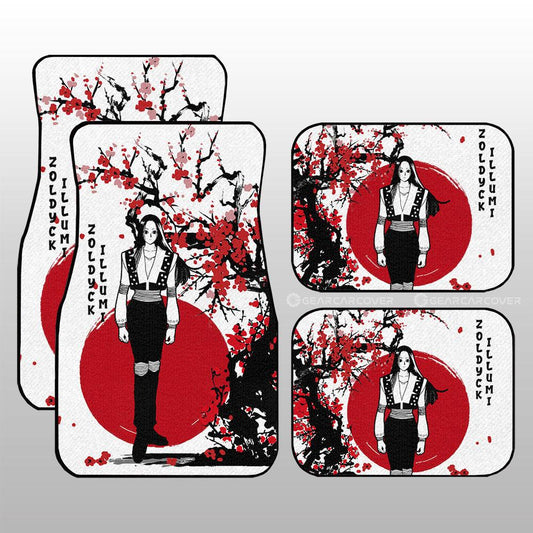 Illumi Zoldyck Car Floor Mats Custom Japan Style Car Accessories - Gearcarcover - 1