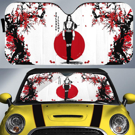 Illumi Zoldyck Car Sunshade Custom Japan Style Car Accessories - Gearcarcover - 1