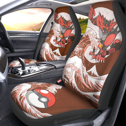 Incineroar Car Seat Covers Custom Pokemon Car Accessories - Gearcarcover - 1