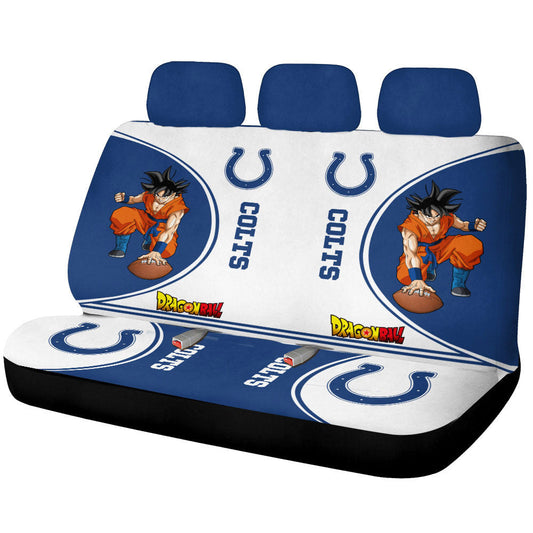 Indianapolis Colts Car Back Seat Covers Custom Car Accessories For Fans - Gearcarcover - 1