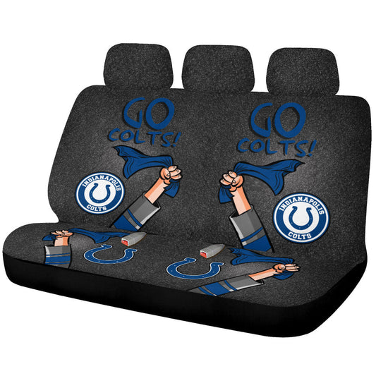 Indianapolis Colts Car Back Seat Covers Custom Car Accessories - Gearcarcover - 1