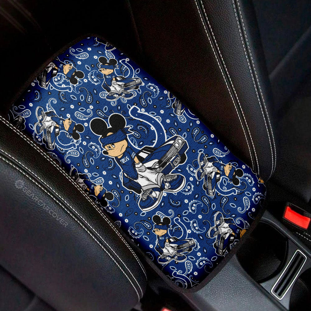 Indianapolis Colts Car Center Console Cover Cartoon Theme Collection - Gearcarcover - 1