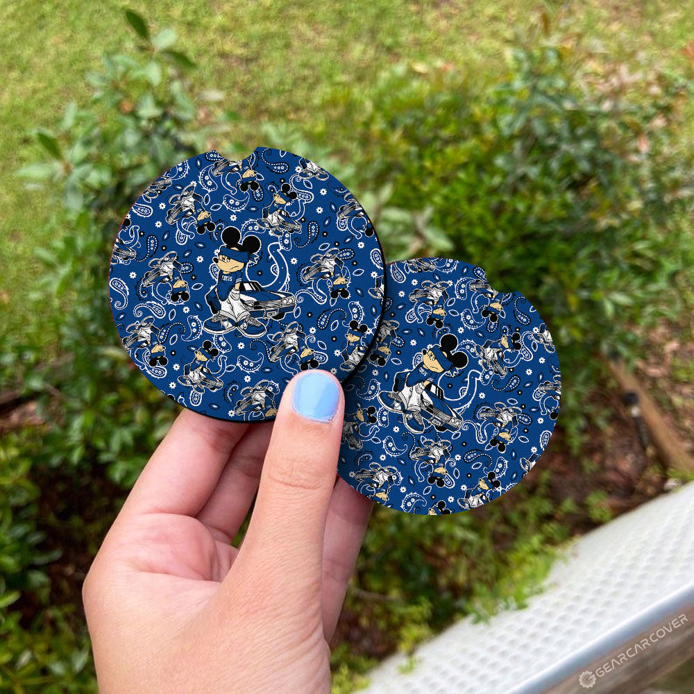 Indianapolis Colts Car Coaster Set Cartoon Theme Collection - Gearcarcover - 3