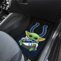 Indianapolis Colts Car Floor Mats Baby Yoda Car Accessories For Fan - Gearcarcover - 3