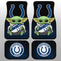 Indianapolis Colts Car Floor Mats Baby Yoda Car Accessories For Fan - Gearcarcover - 1