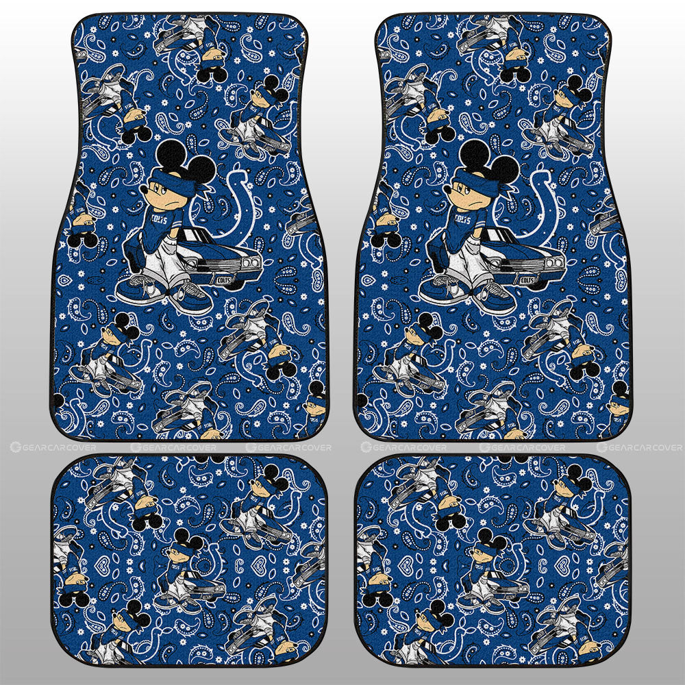 Indianapolis Colts Car Floor Mats Cartoon Theme Collection - Gearcarcover - 1