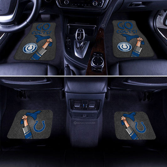 Indianapolis Colts Car Floor Mats Custom Car Accessories - Gearcarcover - 2