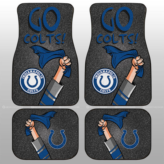 Indianapolis Colts Car Floor Mats Custom Car Accessories - Gearcarcover - 1