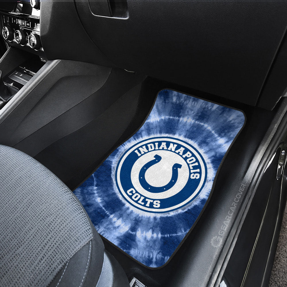 Indianapolis Colts Car Floor Mats Custom Tie Dye Car Accessories - Gearcarcover - 3