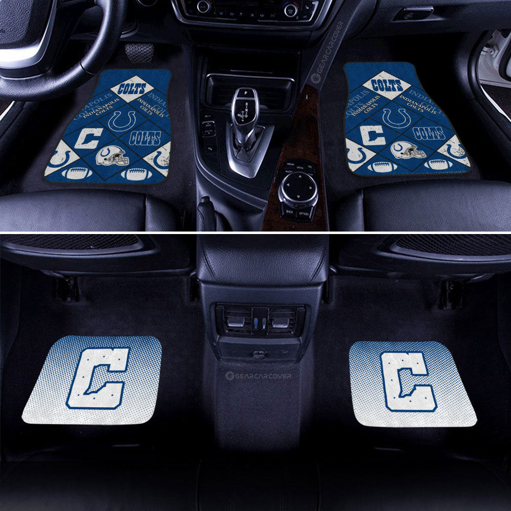 Indianapolis Colts Car Floor Mats Sporty Team Collection - Gearcarcover - 2