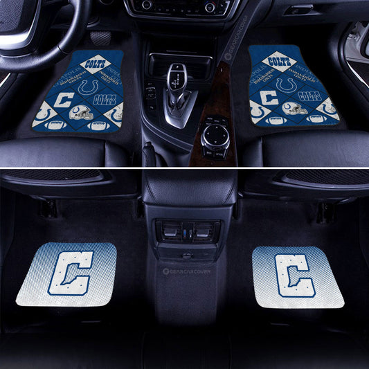 Indianapolis Colts Car Floor Mats Sporty Team Collection - Gearcarcover - 2