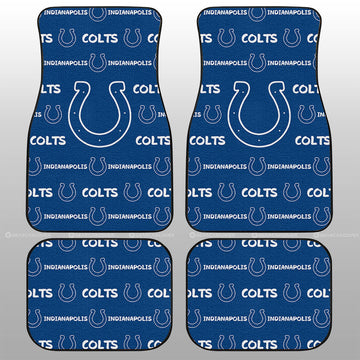 Indianapolis Colts Car Floor Mats Sporty Team Collection - Gearcarcover - 1