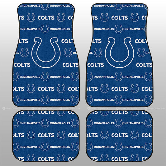Indianapolis Colts Car Floor Mats Sporty Team Collection - Gearcarcover - 1