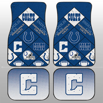 Indianapolis Colts Car Floor Mats Sporty Team Collection - Gearcarcover - 1