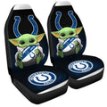 Indianapolis Colts Car Seat Covers Baby Yoda Car Accessories For Fan - Gearcarcover - 3