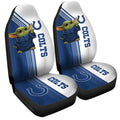 Indianapolis Colts Car Seat Covers Baby Yoda Car Accessories - Gearcarcover - 3