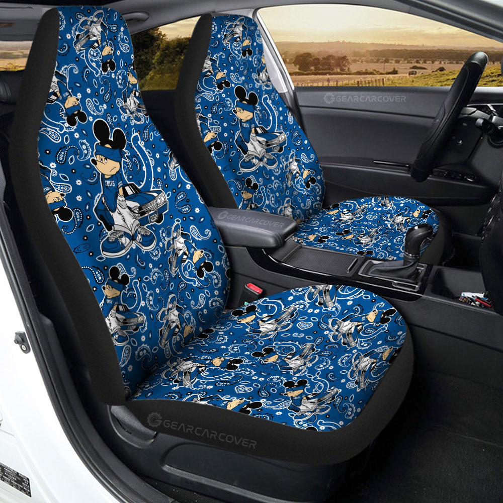 Indianapolis Colts Car Seat Covers Cartoon Theme Collection - Gearcarcover - 2