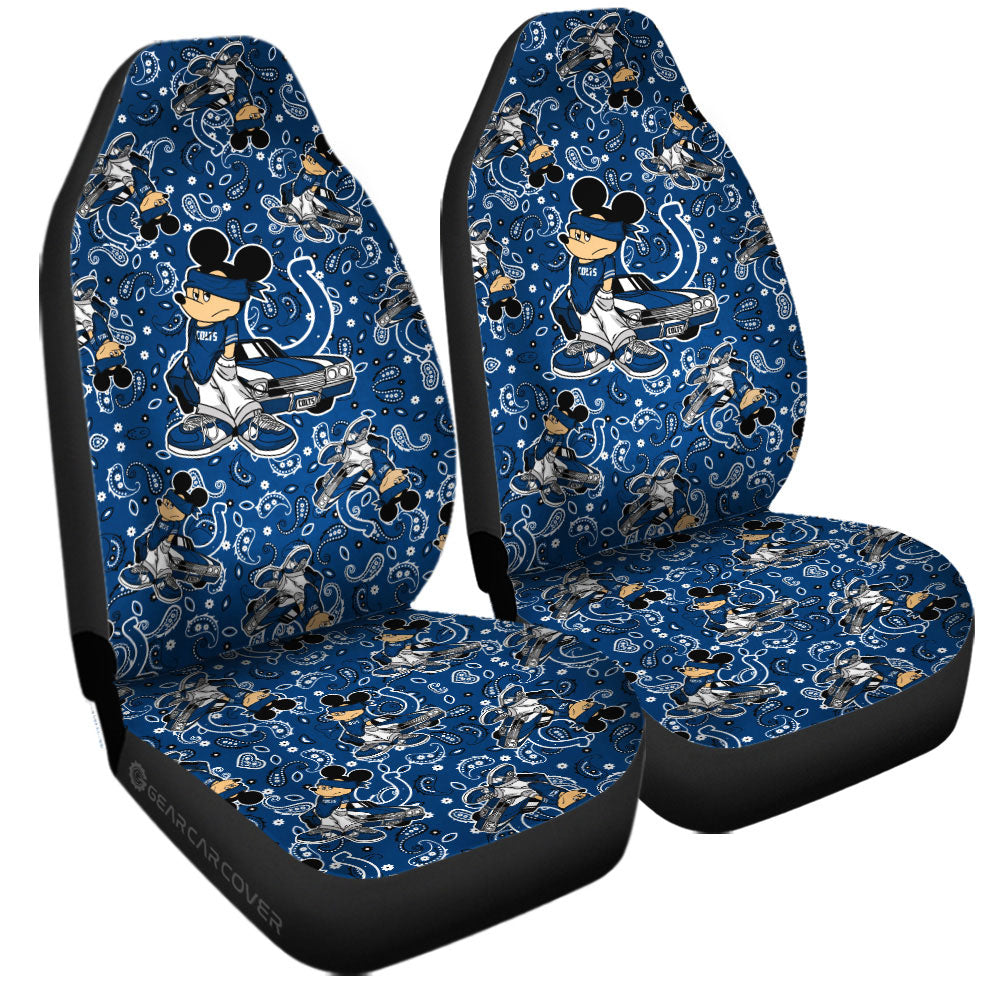 Indianapolis Colts Car Seat Covers Cartoon Theme Collection - Gearcarcover - 3