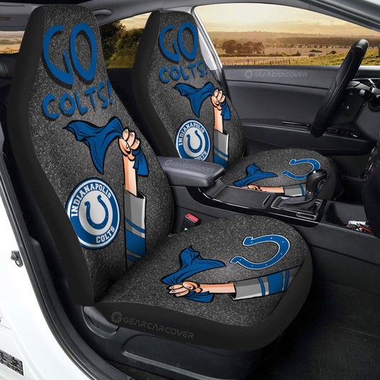 Indianapolis Colts Car Seat Covers Custom Car Accessories - Gearcarcover - 2