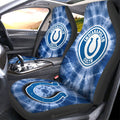 Indianapolis Colts Car Seat Covers Custom Tie Dye Car Accessories - Gearcarcover - 1